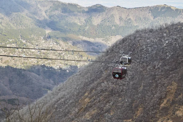 Hakone seilbahn fahren in owakudani — Stockfoto