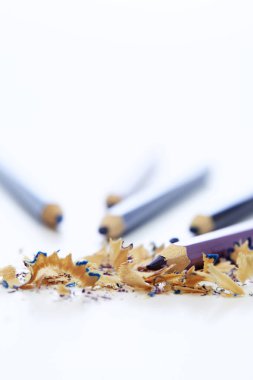 Beyaz Renkli Kalemlerin Yakın Çekim