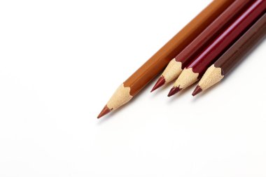 Beyaz Renkli Kalemlerin Yakın Çekim