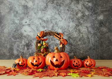 Cadılar Bayramı tatil kabak parti süslemeleri