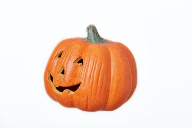 Gri Arkaplanda Jack O Lantern