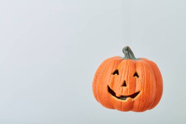 Gri Arkaplanda Jack O Lantern