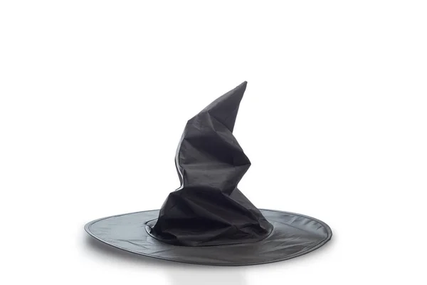 Witch Wizard Hat Decorated Black Pointed Cone Shaped Witch Hat — Stock Photo, Image