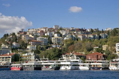 Istanbul, Boğaziçi, Türkiye arka plan üzerinde