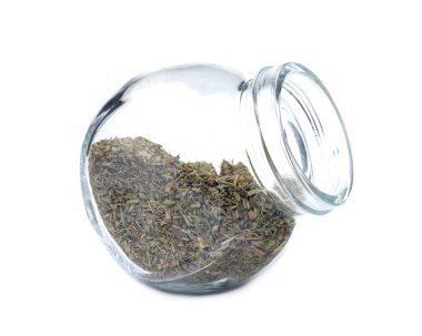 kavanoz ile kokulu, beyaz arka plan üzerinde izole