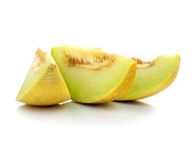 kavun beyaz arkaplanda izole 