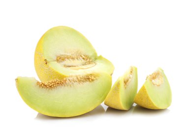 kavun beyaz arkaplanda izole 