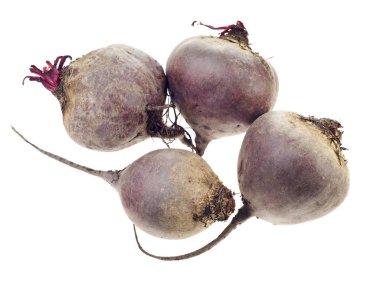 Pancar kökü beyaz arkaplanda izole edildi 