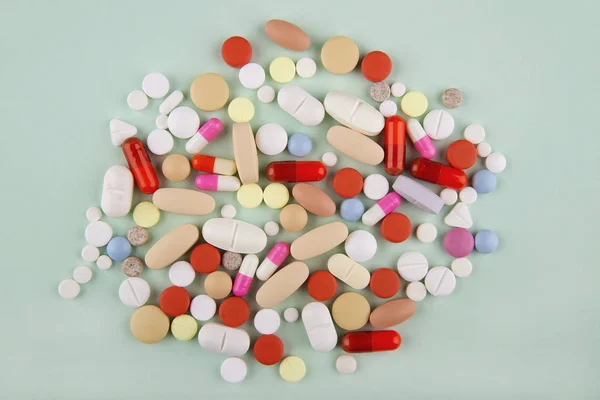 Pillen Tabletten Und Kapseln — Stockfoto