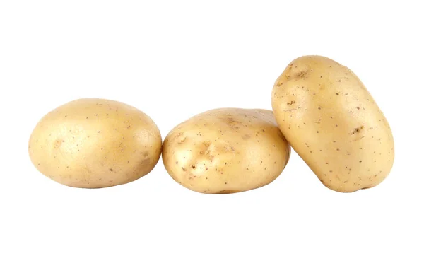 Fresh Potato Isolated White Background — Stock Photo, Image