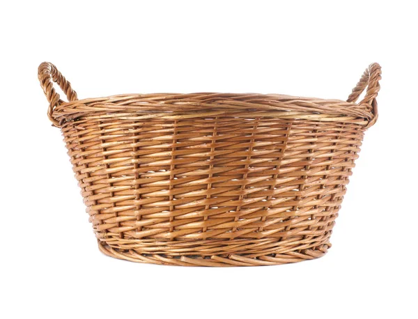 Basket Isolated White Background — Stock Photo, Image