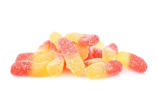 Jellied Candies Isolated White — Stock Photo, Image