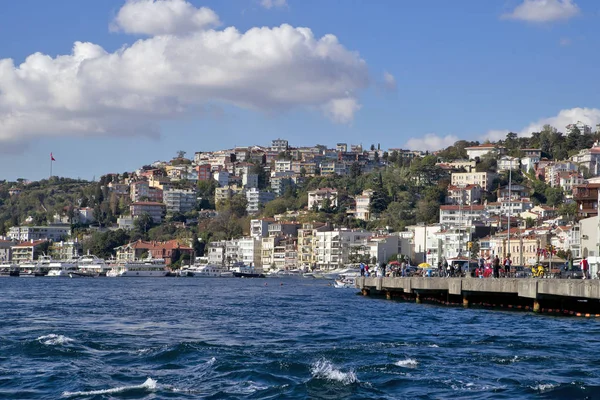 Istanbul Bosforo Turchia Sullo Sfondo — Foto Stock