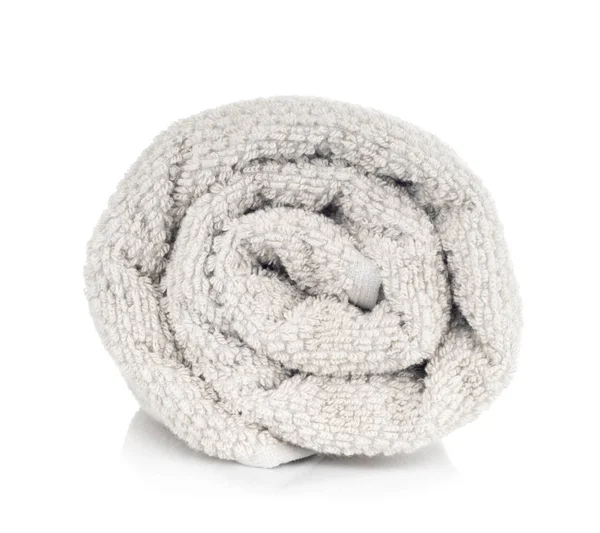 Rolled Towel Isolated White — Stock Photo, Image