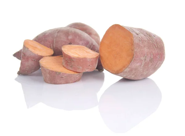 Sweet Potato Isolated White Background — Stock Photo, Image