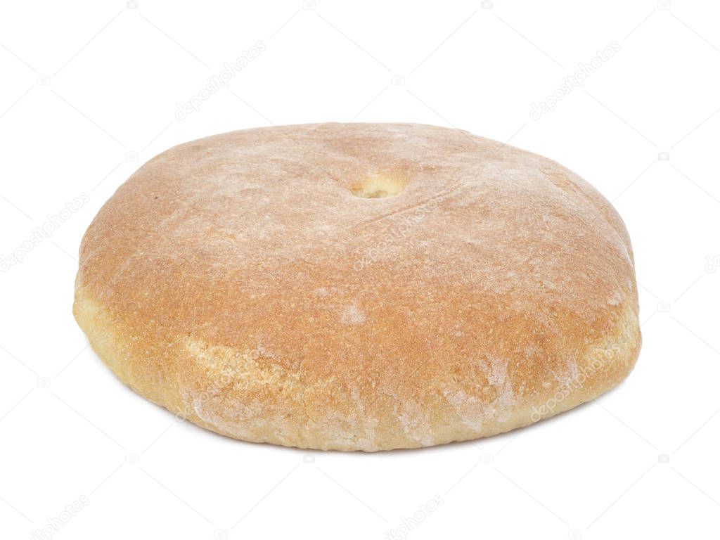 Round loaf of bread 
