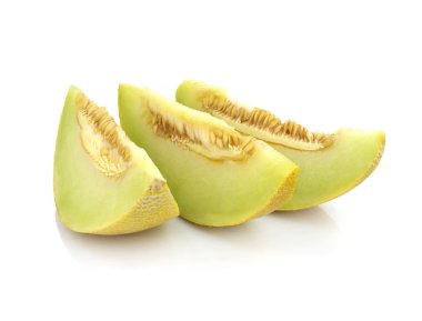 kavun beyaz arkaplanda izole 