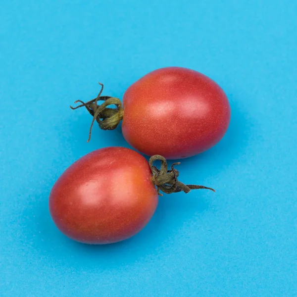 Tomates Cerises Sur Fond Coloré — Photo