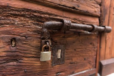 Eski kapı kilidi - vintage