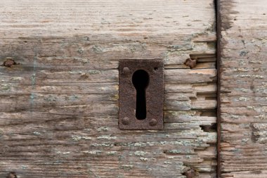 Eski kapı kilidi - vintage