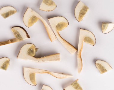 Sonbahar defne bolete beyaz bir arka plan üzerinde