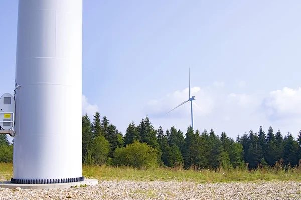 Turbine Windpark Berg — Stockfoto