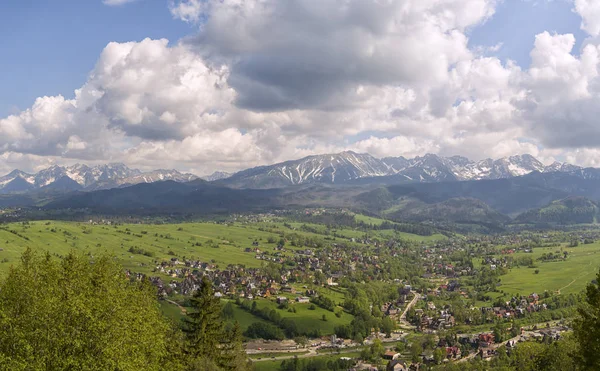 Blauwe hemel in Zakopane — Stockfoto