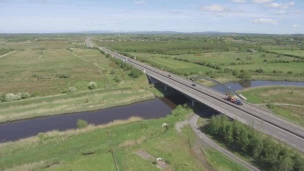 Hermosas Ruinas Pintorescas Abadía Clare Condado Clare Irlanda Campo Rural — Vídeo de stock