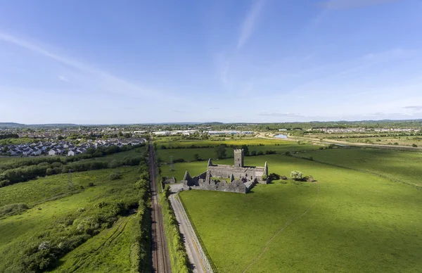 Vackra Natursköna Gamla Ruinerna Clare Abbey County Clare Irland Irländska — Stockfoto