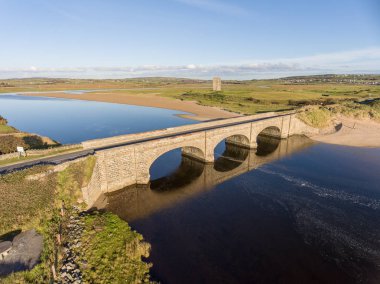 Lahinch county clare İrlanda İrlandalı manzaralı doğal hava kuşlar göz