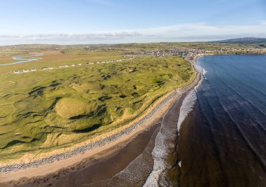 Lahinch county clare İrlanda İrlandalı manzaralı doğal hava kuşlar göz