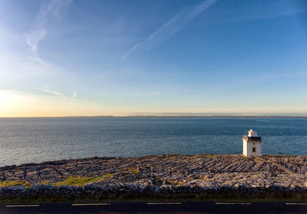 Aves Aéreas Vista Para Olho Parque Nacional Burren Paisagem Turística — Fotografia de Stock