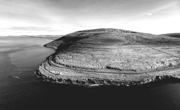 Volatili Aerei Occhio Vista Bianco Nero Del Parco Nazionale Brulla — Foto Stock