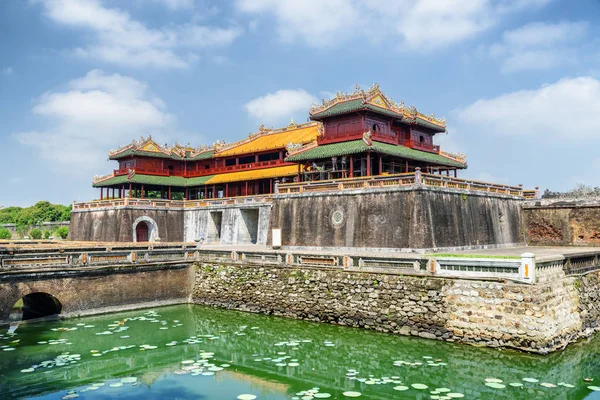 Amazing View Meridian Gate Moat Surrounding Imperial City Purple Forbidden — Stock Photo, Image