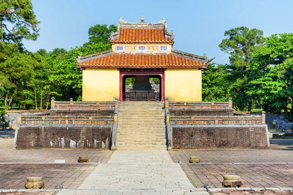 Vista Principale Stele Pavilion Dinh Sfondo Blu Cielo Estate Giornata — Foto Stock