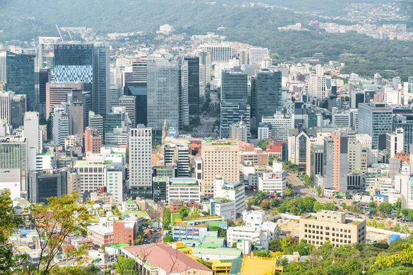 Seoul Sydkorea Oktober 2017 Vacker Utsikt Över Staden Från Namsan — Stockfoto