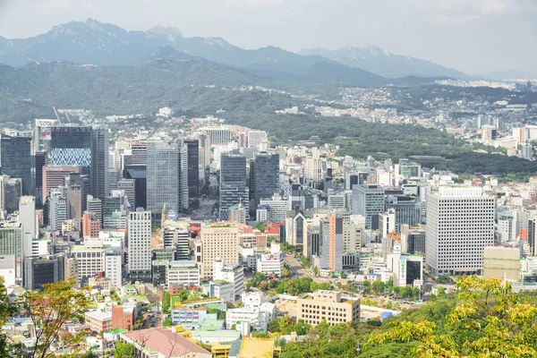 Seoul Sydkorea Oktober 2017 Underbar Utsikt Över Staden Från Namsan — Stockfoto
