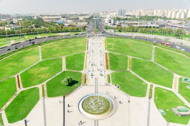 Lashkari Otoban Tahran, İran'ın güzel havadan görünümü