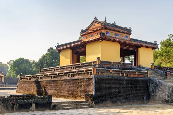 Stele Pavilion (Bi Dinh), the Minh Mang Tomb, Hue — Stock Photo, Image