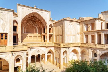 Abbasi tarihi: Kashan, Iran evde güzel görünümü