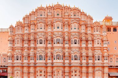 Amazing view of the Hawa Mahal (Palace of Winds), Jaipur clipart