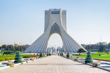Güzel manzara Azadi Kulesi (özgürlük Kulesi), Tahran, Iran