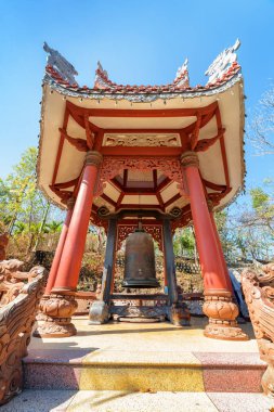 Geleneksel Pavilyon, Vietnam Budist çan manzara görünümü