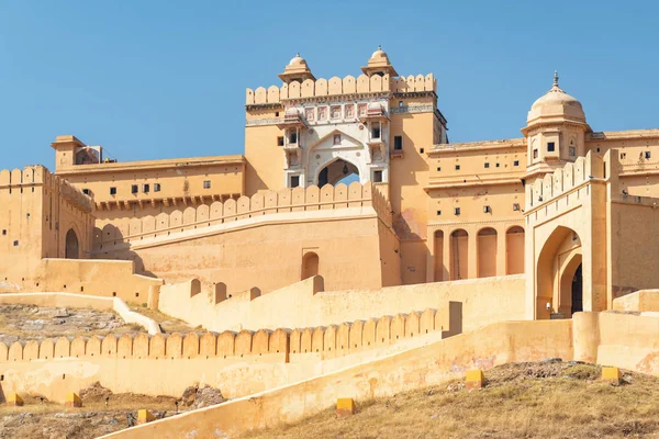Υπέροχη θέα από το οχυρό και το παλάτι των Αμίρ, Τζαϊπούρ, Ινδία — Φωτογραφία Αρχείου