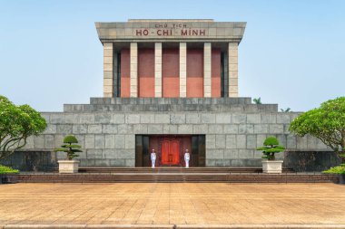 Başkan Ho Chi Minh Mozolesi. Hanoi, Vietnam