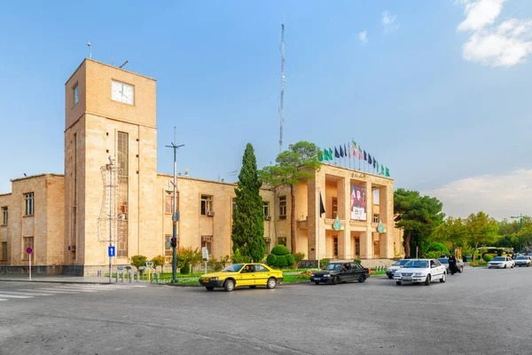 Csodálatos kilátás a Isfahan városháza Iránban — Stock Fotó