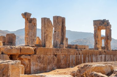 Persepolis, Iran doğal kalıntıları muhteşem görünümü