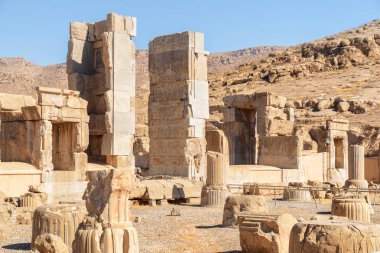 Persepolis, Iran 'da taht salonu müthiş Harabeleri