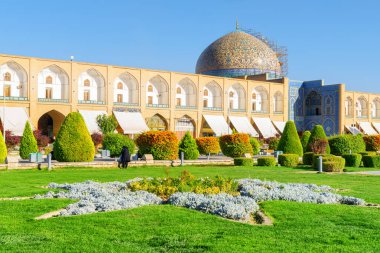 Isfahan, Iran Şeyh lotfollah Camii awesome görünümü