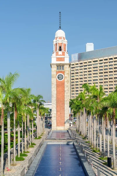 Underbar utsikt över klocktornet i Hong Kong — Stockfoto